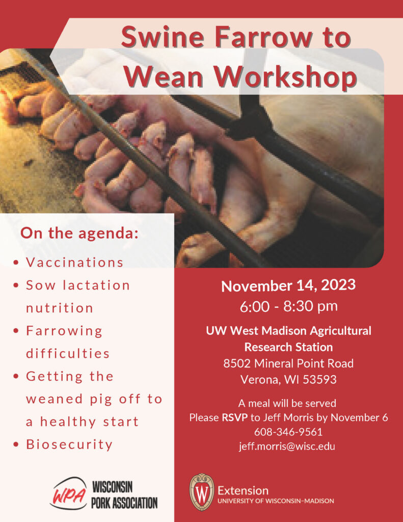 Swine FarrowtoWean Seminar Wisconsin Pork Association